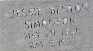 Jessie Benton Stoddard Simonson