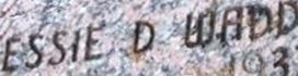 Jessie D. Waddell Jessie D. Waddell