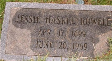 Jessie Haskel Rowell Jessie Haskel Rowell