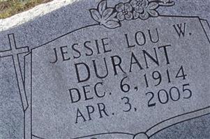 Jessie Lou Walker Durant