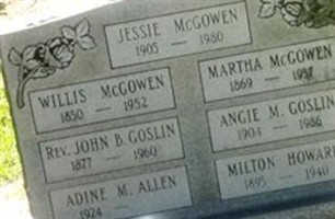 Jessie McGowen Jessie McGowen