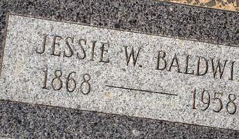 Jessie Walker Bacon Baldwin