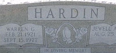 Jewel Alene Helton Hardin