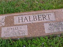 Jewell E. Halbert Jewell E. Halbert