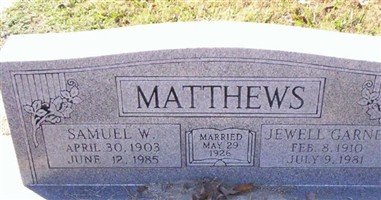 Jewell Garner Matthews