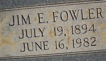 Jim E. Fowler Jim E. Fowler