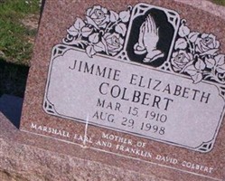 Jimmie Elizabeth Colbert Jimmie Elizabeth Colbert