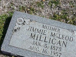 Jimmie Estelle McLeod Millican Jimmie Estelle McLeod Millican