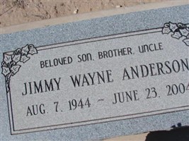 Jimmy Wayne Anderson Jimmy Wayne Anderson
