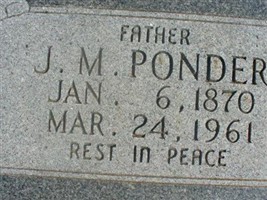 J. M. Ponder