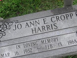 Jo Ann E. Cropp Harris Jo Ann E. Cropp Harris