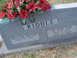 Jo Ann Sisk Riddle Jo Ann Sisk Riddle