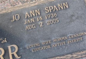 Jo Ann Spann Starr Jo Ann Spann Starr
