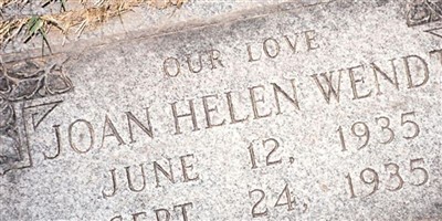 Joan Helen Wendt Joan Helen Wendt