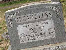 Joan W McCandless Joan W McCandless