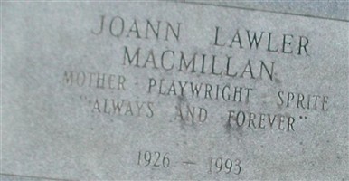 Joann Lawler MacMillan Joann Lawler MacMillan