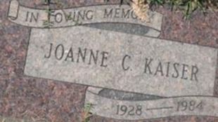 Joanne C Kaiser
