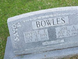 Joe A. Bowles Joe A. Bowles
