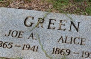 Joe A Green Joe A Green