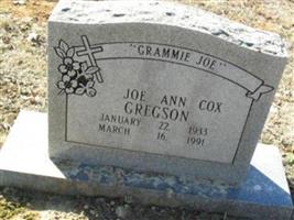 Joe Ann Cox Gregson