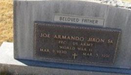 Joe Armando Jiron, Sr Joe Armando Jiron, Sr