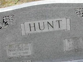 Joe C. Hunt Joe C. Hunt