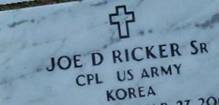 Corp Joe D. Ricker, Sr Corp Joe D. Ricker, Sr