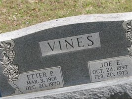 Joe E. Vines Joe E. Vines