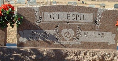 Joe Edd Gillespie Joe Edd Gillespie
