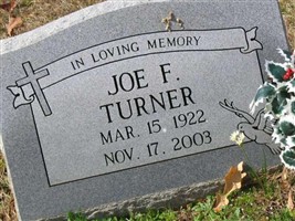 Joe F Turner