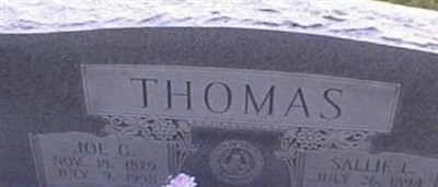 Joe G. Thomas Joe G. Thomas