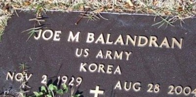 Joe M. Balandran Joe M. Balandran