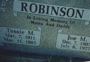 Joe M. Robinson Joe M. Robinson