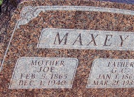 Joe Maxey Joe Maxey