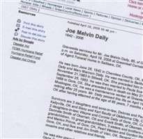 Joe Melvin Daily