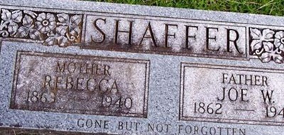 Joe W. Shaffer Joe W. Shaffer