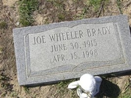 Joe Wheeler Brady Joe Wheeler Brady