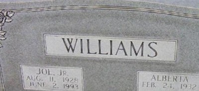 Joe Williams, Jr Joe Williams, Jr