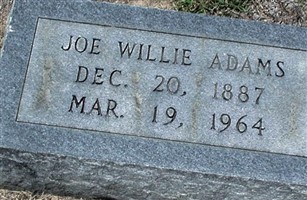 Joe Willie Adams, Sr Joe Willie Adams, Sr