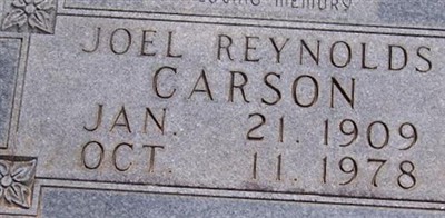 Joel Reynolds Carson Joel Reynolds Carson