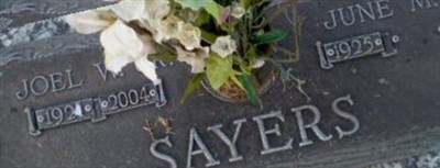 Joel V. Sayers Joel V. Sayers