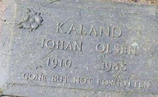 Johan Olsen Kaland Johan Olsen Kaland
