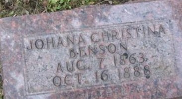 Johana Christina Benson Johana Christina Benson