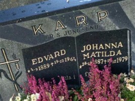 Johanna Matilda Gref Karp Johanna Matilda Gref Karp