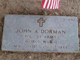 John A Dorman John A Dorman