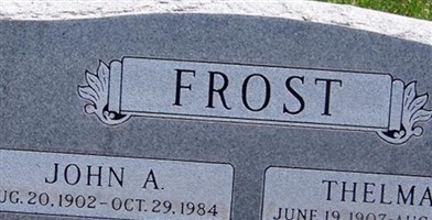 John A Frost John A Frost