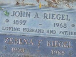 John A Riegel