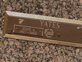 John A Yates John A Yates