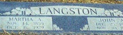 John Abner Langston, Sr John Abner Langston, Sr