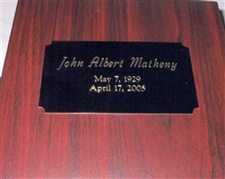 John Albert "Bitz" Matheny